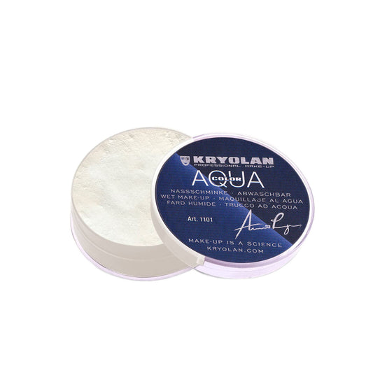 White Kryolan Aqua Colour Liner Matte